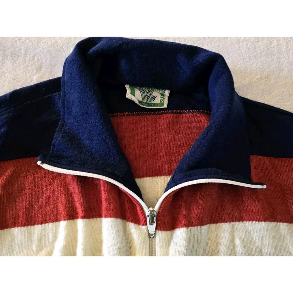1970s 80s Vintage‎ Winning Ways Full Zip Track Jacket Mens XL Blue Japan